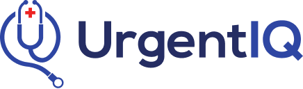 UrgentIQ logo, AI urgent care platform, Exit 156 Capital portfolio company